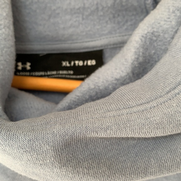 Under Armour Blue Funnel Neck Hoodie XL UA - Picture 3 of 4